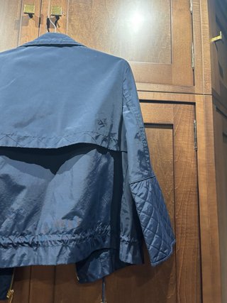 Parka impermeable corta Sfera azul