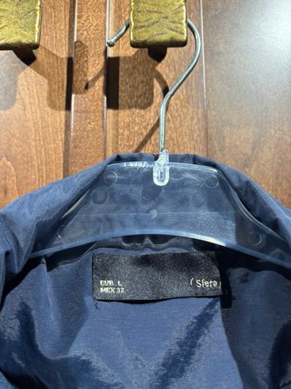 Parka impermeable corta Sfera azul