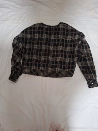 Sudadera Stradivarius Cuadros Talla M