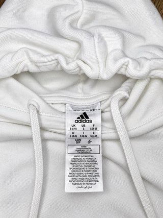 Sudadera Adidas Blanca con Capucha