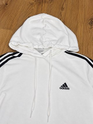 Sudadera Adidas Blanca con Capucha