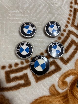 Set de 4 Tapabujes BMW Emblema delantero bmw