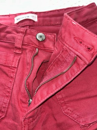 Pantalones acampanados rojos Brownie