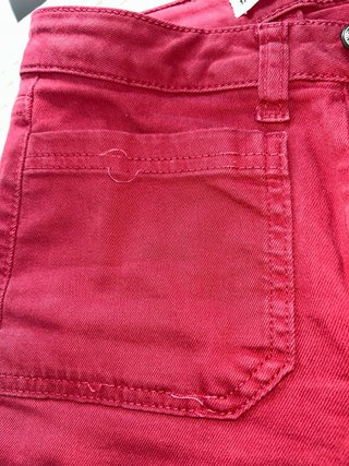Pantalones acampanados rojos Brownie