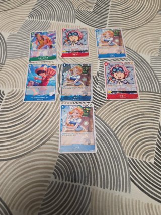 Carte One Piece - Set 7 Carte