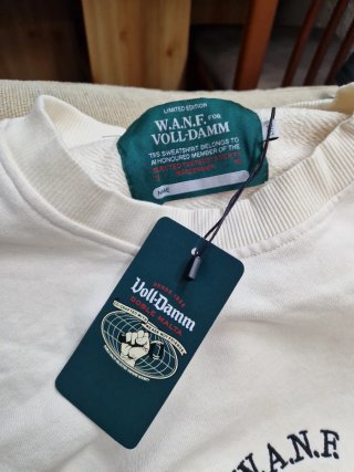 Sudadera Voll-Damm W.A.N.F Beige