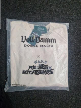 Sudadera Voll-Damm W.A.N.F Beige