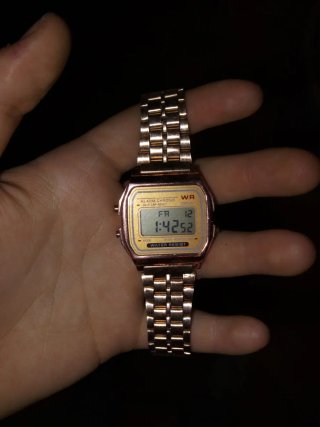 Reloj Casio Dorado Rosado