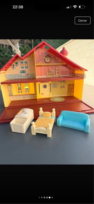 Casa de Bluey con accesorios