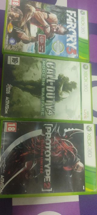 Lote 3 Juegos Xbox 360: Far Cry 3, MW3, Prototype