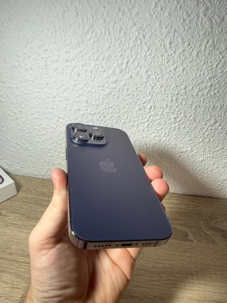 iPhone 14 Pro 256GB Morado 90% batería + extras