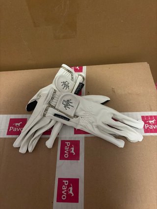 Guantes de Montar Epplejeck Blancos
