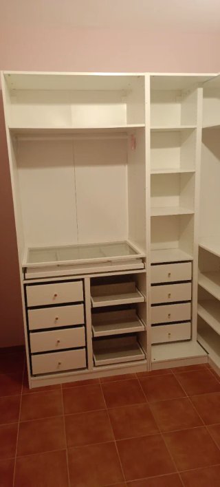 Vestidor Esquinero Ikea Blanco
