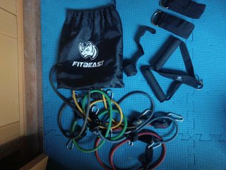 Bandas elásticas FITBEAST con accesorios