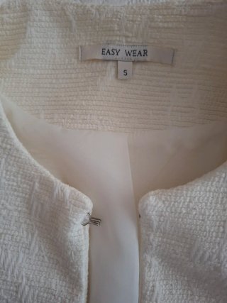 Chaqueta Blanca Easy Wear Talla S