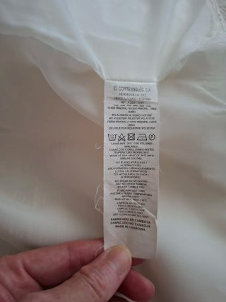 Chaqueta Blanca Easy Wear Talla S