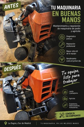 Reparación de maquinaria y herramientas