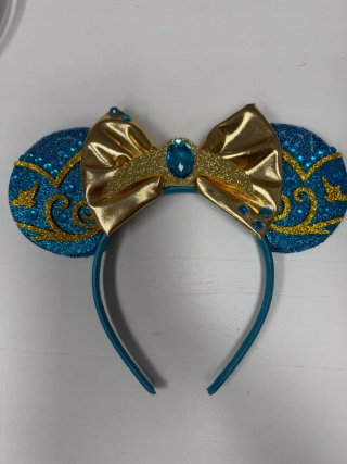 Orejeras Disneyland Doradas y Azules