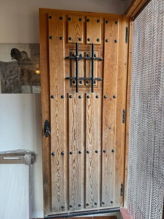 Puerta Exterior Madera Rústica modelo Úrsula