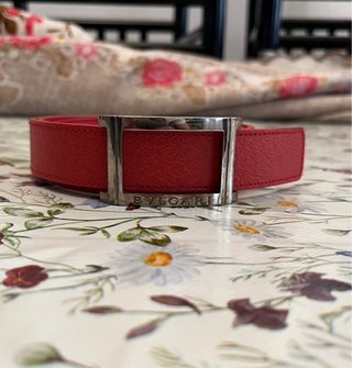 Cintura Bulgari Rossa Donna