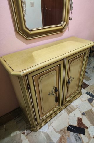 Credenza con Specchiera Stile Veneziano