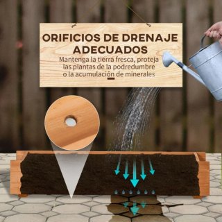 Jardinera de Madera para Balcón