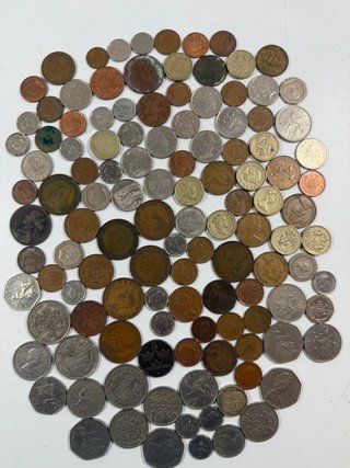 Lote de Monedas Británicas Antiguas y Modernas