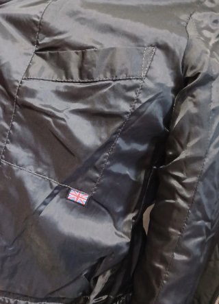 Belstaff Giacca Nera 100% Nylon