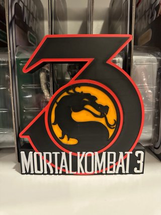Mortal Kombat 3 3D logo