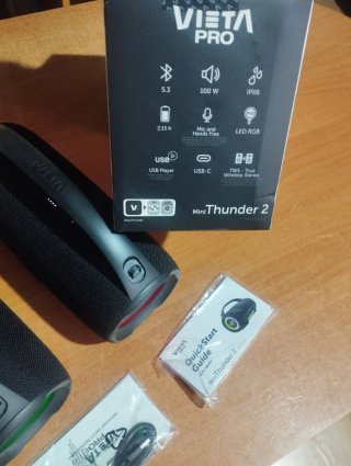 2 Altavoces Vieta Mini Thunder 2 Negros