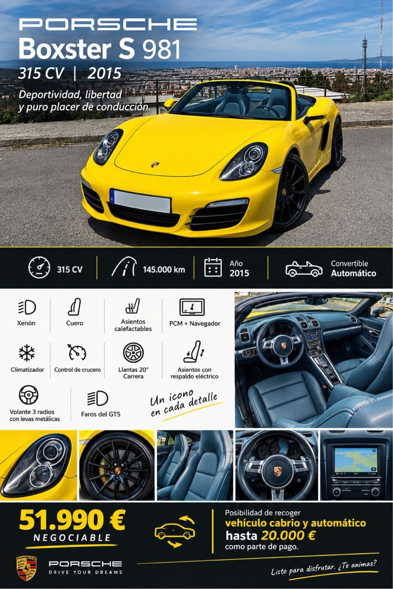 Porsche Boxster S PDK 2015