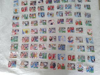 Lote de cromos de fútbol