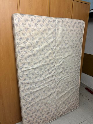 Colchón Plegable Tela Gris