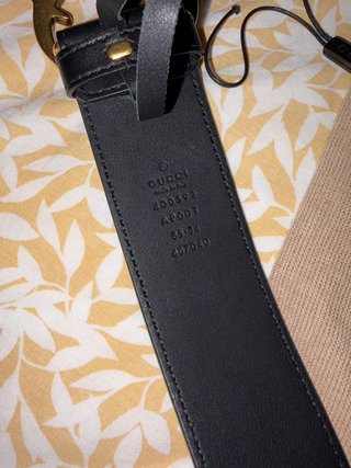 Cinturón Gucci Negro