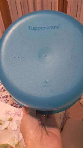 Cuoci riso Tupperware blu
