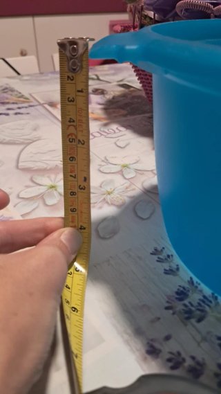 Cuoci riso Tupperware blu