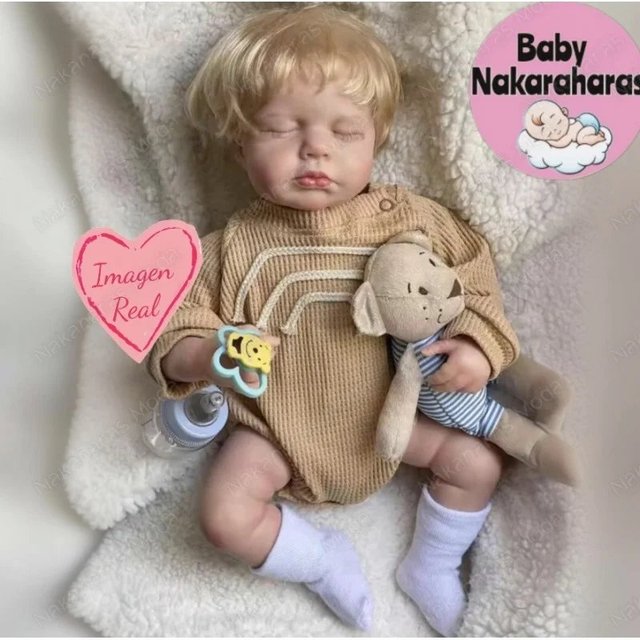 Boneca reborn bebê de silicone