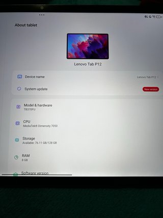 Lenovo Tab P12 Multicolor