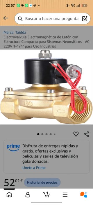 Electrovalvula Electromag 1-1/4