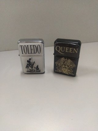 Set di 2 Accendini Tipo Zippo