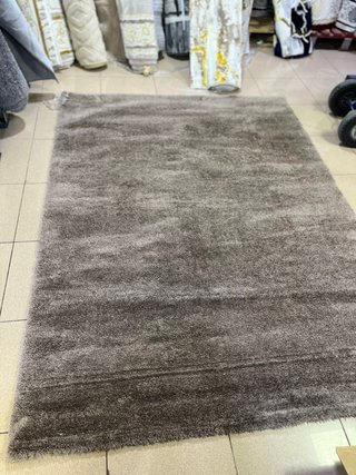 Tappeto Marrone a Pelo Lungo