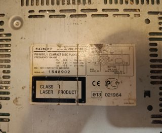 Radio Coche Sony CD MP3 Xplod
