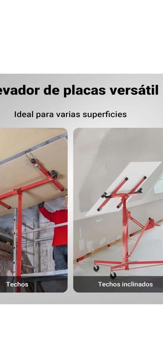 Elevador de Paneles WilTec XXL Rojo