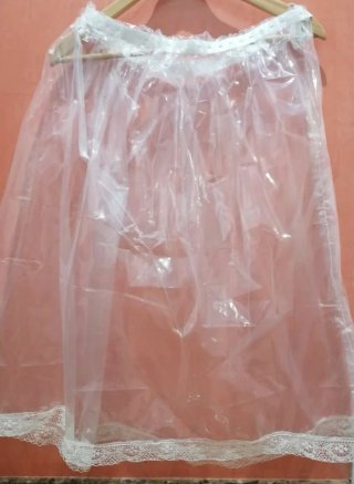 Protector lluvia traje regional blanco