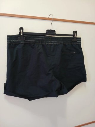 Shorts Just Cavalli neri con dettagli oro