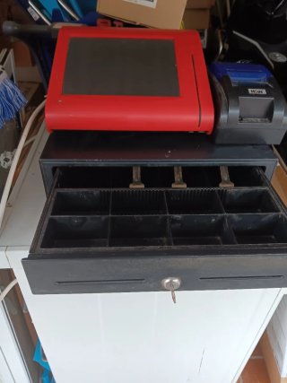 Caja Registradora Táctil con Cajón