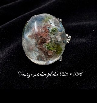Anillos minerales naturales plata925 PRECIO UNIDAD