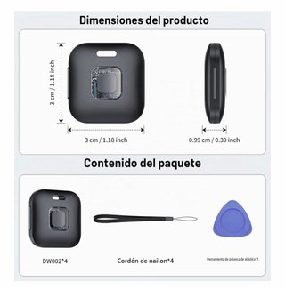 Set de 4 Localizadores GPS para iPhone y Android