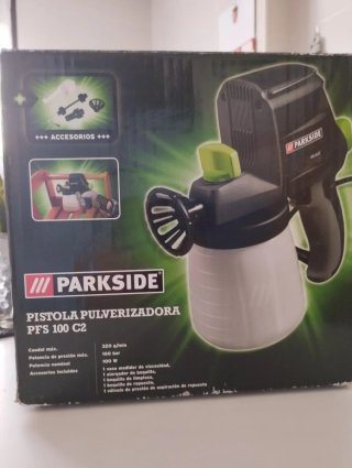 Pistola Pintura Parkside PFS 100 C2 + Accesorios