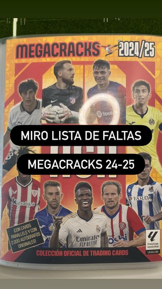 Megacracks 24-25 Cromos